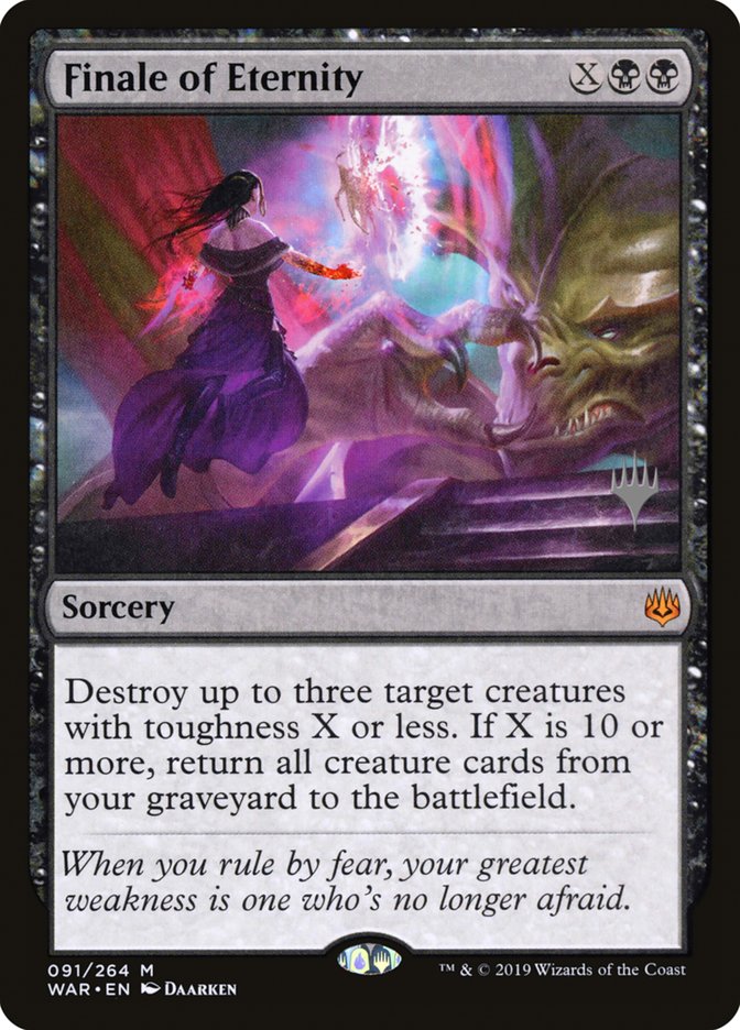 Finale of Eternity (Promo Pack) [War of the Spark Promos] | Silver Goblin