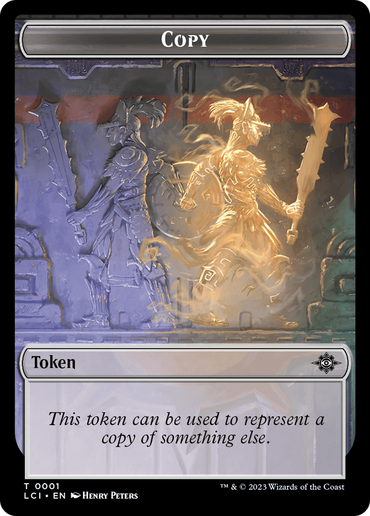 Copy // Skeleton Pirate Double-Sided Token [The Lost Caverns of Ixalan Commander Tokens] | Silver Goblin