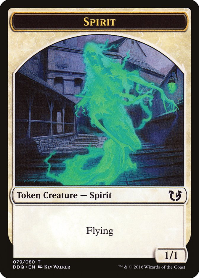 Spirit Token [Duel Decks: Blessed vs. Cursed] | Silver Goblin