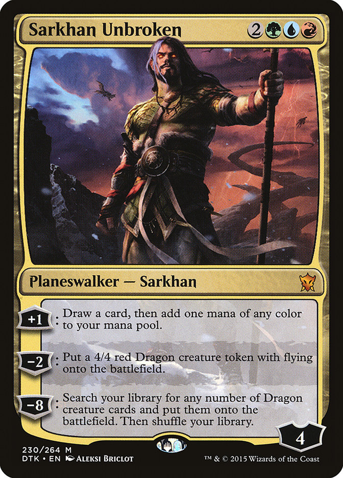 Sarkhan Unbroken [Dragons of Tarkir] | Silver Goblin