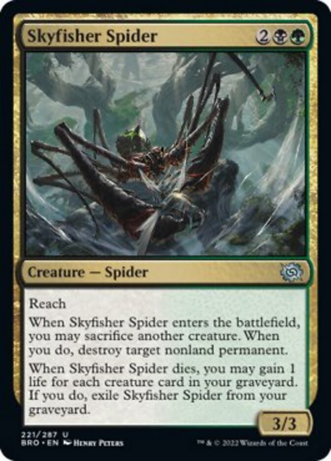 Skyfisher Spider [The Brothers' War] | Silver Goblin