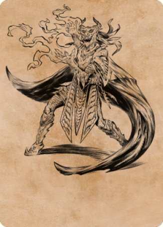 Livaan, Cultist of Tiamat Art Card [Commander Legends: Battle for Baldur's Gate Art Series] | Silver Goblin