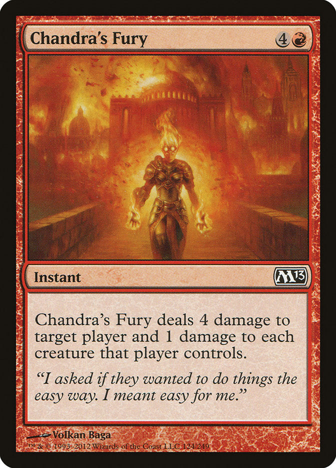 Chandra's Fury [Magic 2013] | Silver Goblin
