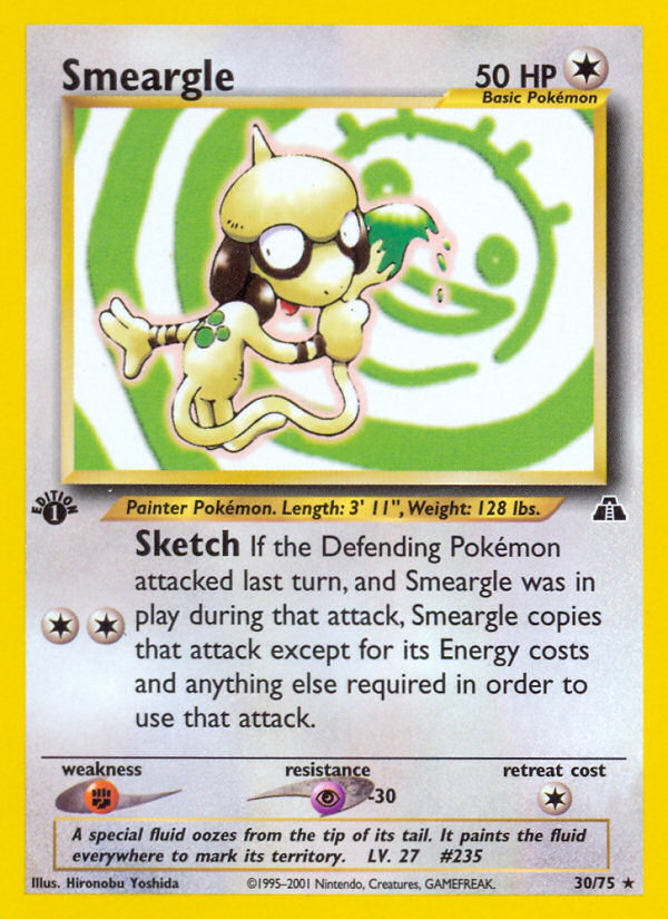 Smeargle (30/75) [Neo Discovery 1st Edition] | Silver Goblin