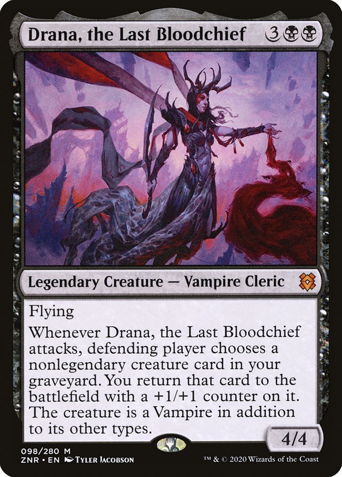 Drana, the Last Bloodchief [Zendikar Rising] | Silver Goblin