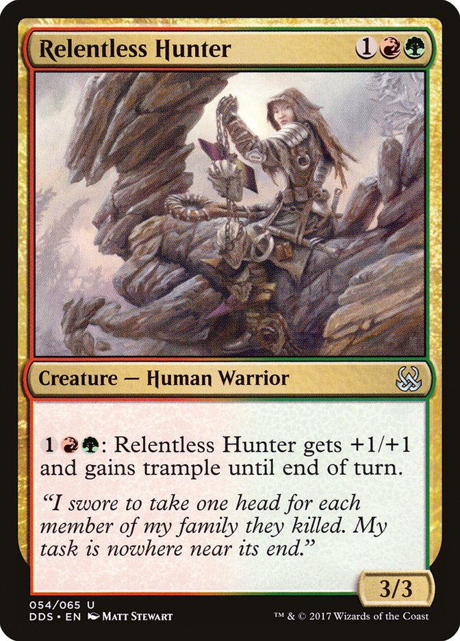 Relentless Hunter [Duel Decks: Mind vs. Might] | Silver Goblin