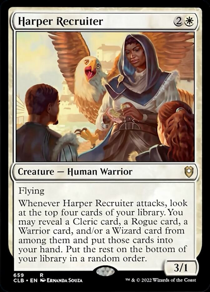 Harper Recruiter [Commander Legends: Battle for Baldur's Gate] | Silver Goblin