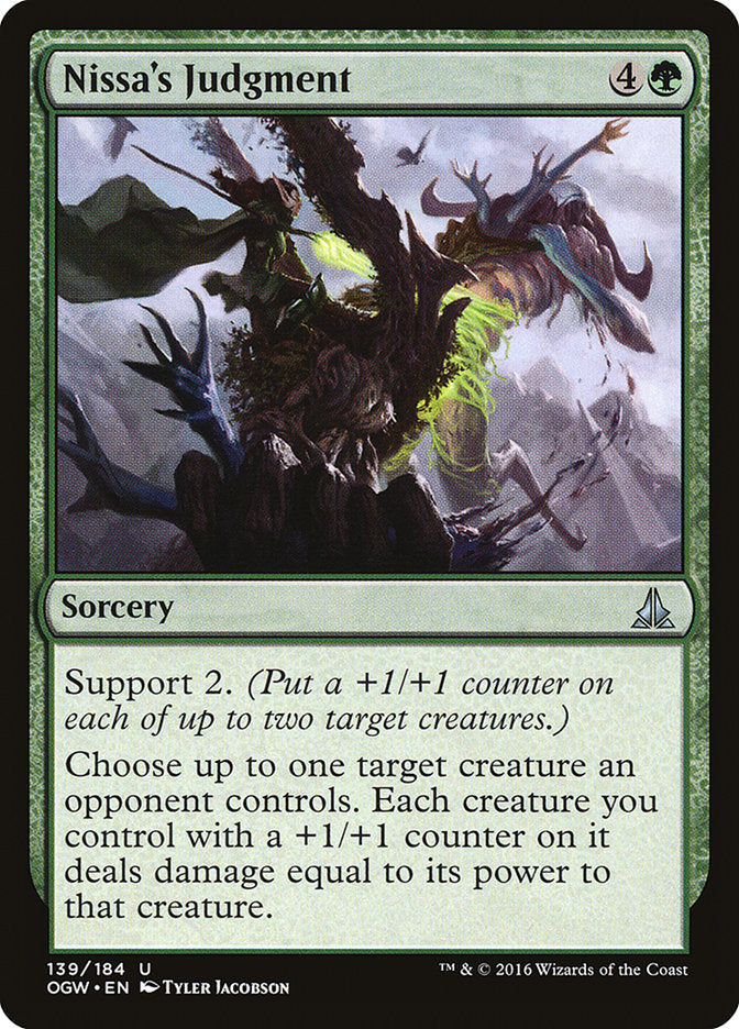 Nissa's Judgment [Oath of the Gatewatch] | Silver Goblin