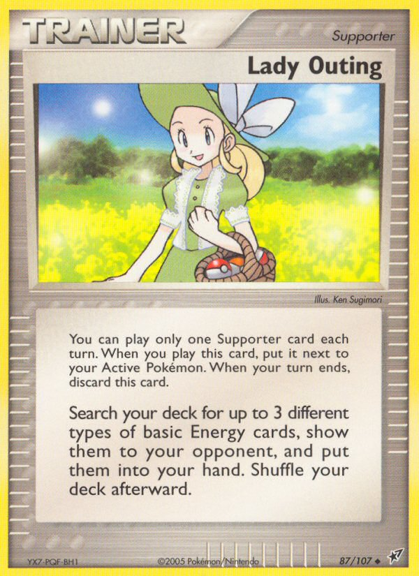 Lady Outing (87/107) [EX: Deoxys] | Silver Goblin