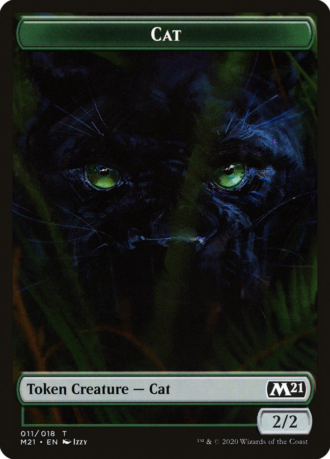 Cat Token (011/018) [Core Set 2021 Tokens] | Silver Goblin