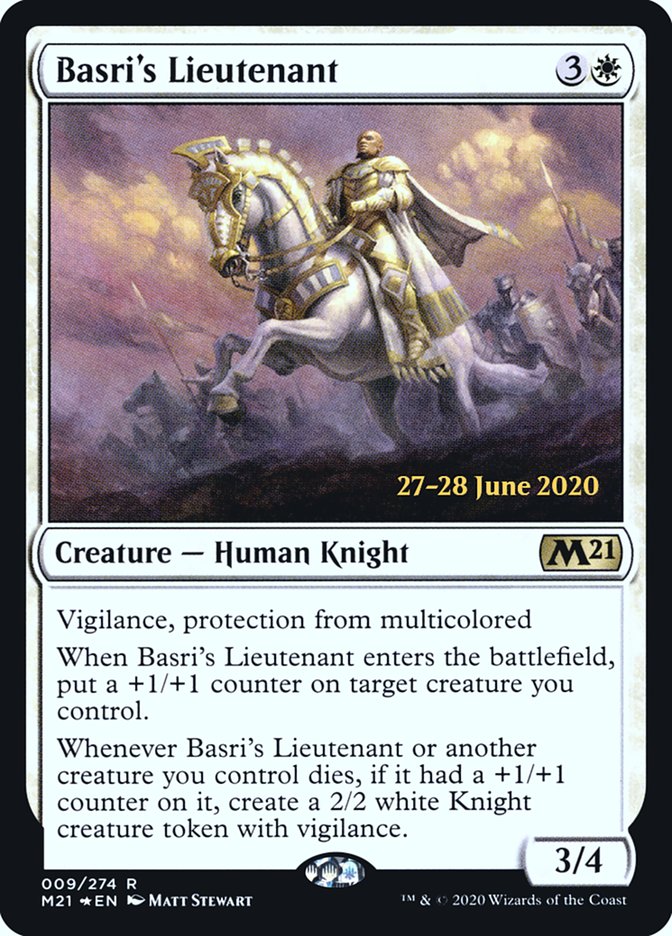Basri's Lieutenant [Core Set 2021 Prerelease Promos] | Silver Goblin