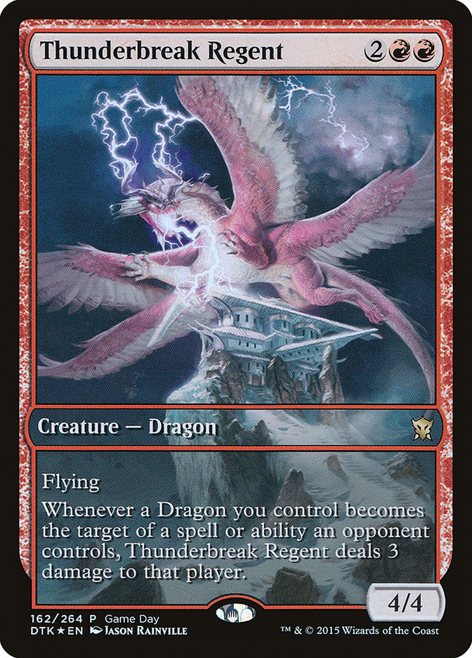 Thunderbreak Regent (Game Day) [Dragons of Tarkir Promos] | Silver Goblin