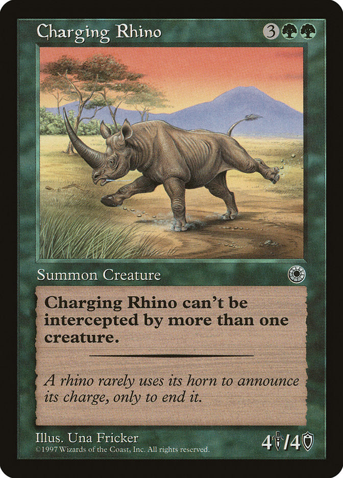 Charging Rhino [Portal] | Silver Goblin