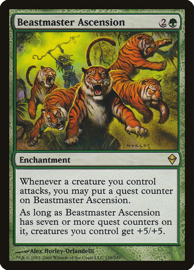 Beastmaster Ascension [Zendikar] | Silver Goblin