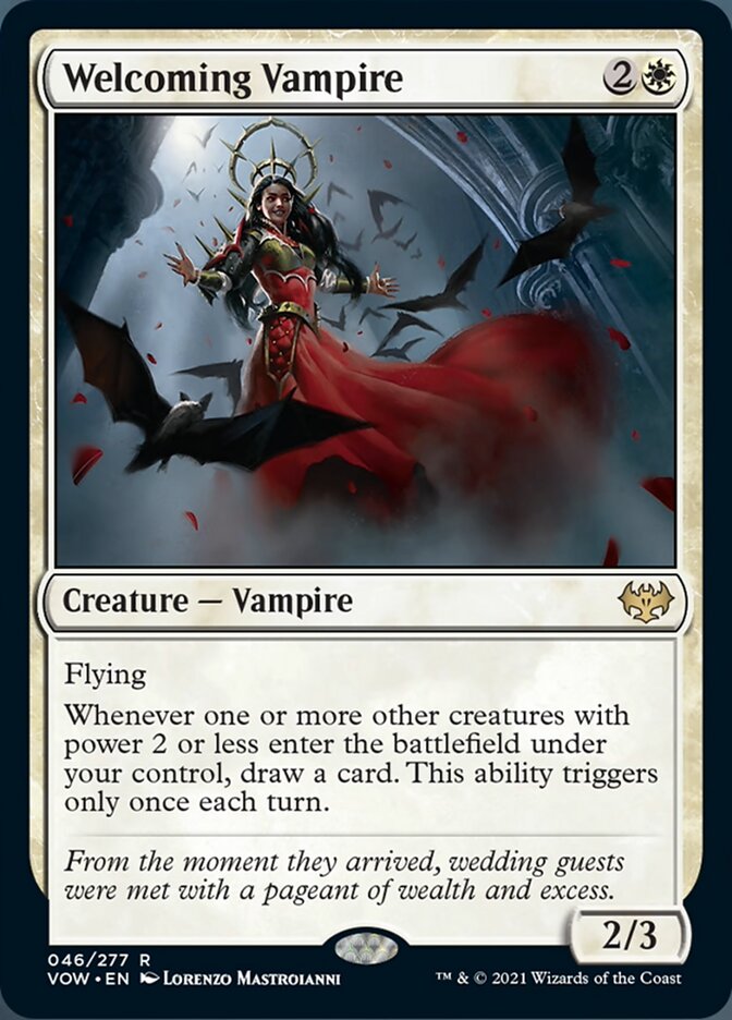 Welcoming Vampire [Innistrad: Crimson Vow] | Silver Goblin