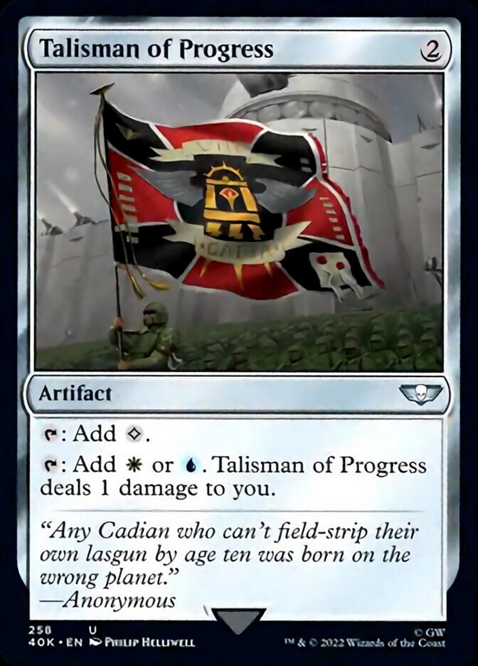 Talisman of Progress [Warhammer 40,000] | Silver Goblin