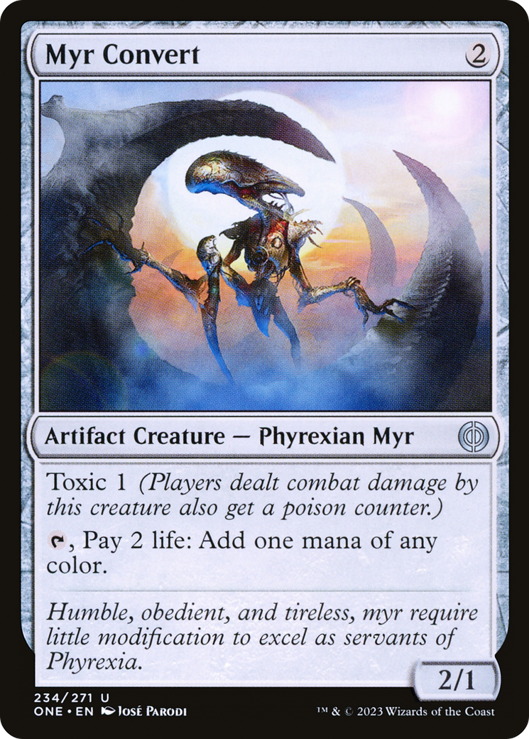 Myr Convert [Phyrexia: All Will Be One] | Silver Goblin