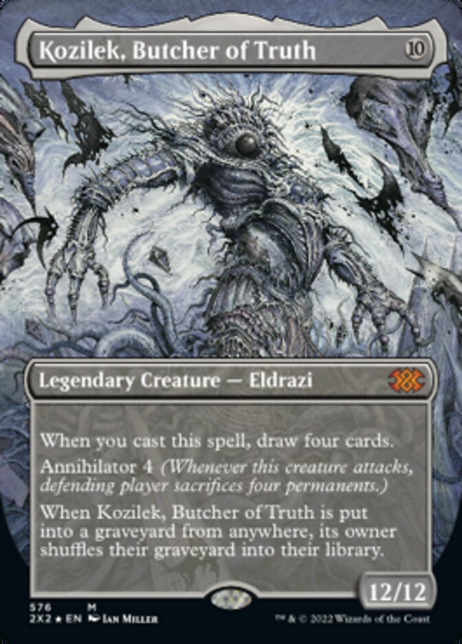 Kozilek, Butcher of Truth (Textured Foil) [Double Masters 2022] | Silver Goblin