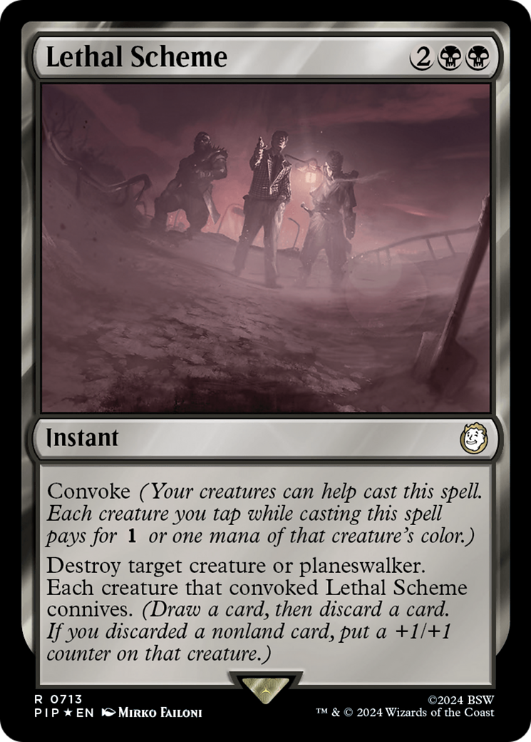 Lethal Scheme (Surge Foil) [Fallout] | Silver Goblin