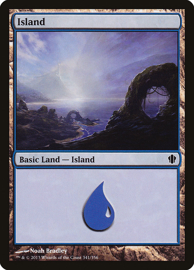 Island (341) [Commander 2013] | Silver Goblin