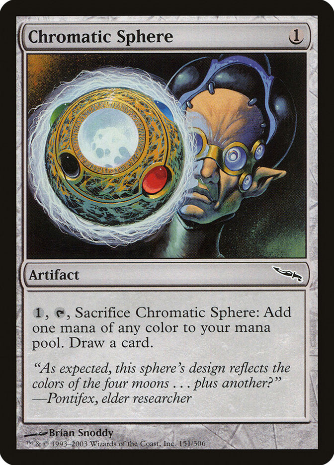 Chromatic Sphere [Mirrodin] | Silver Goblin