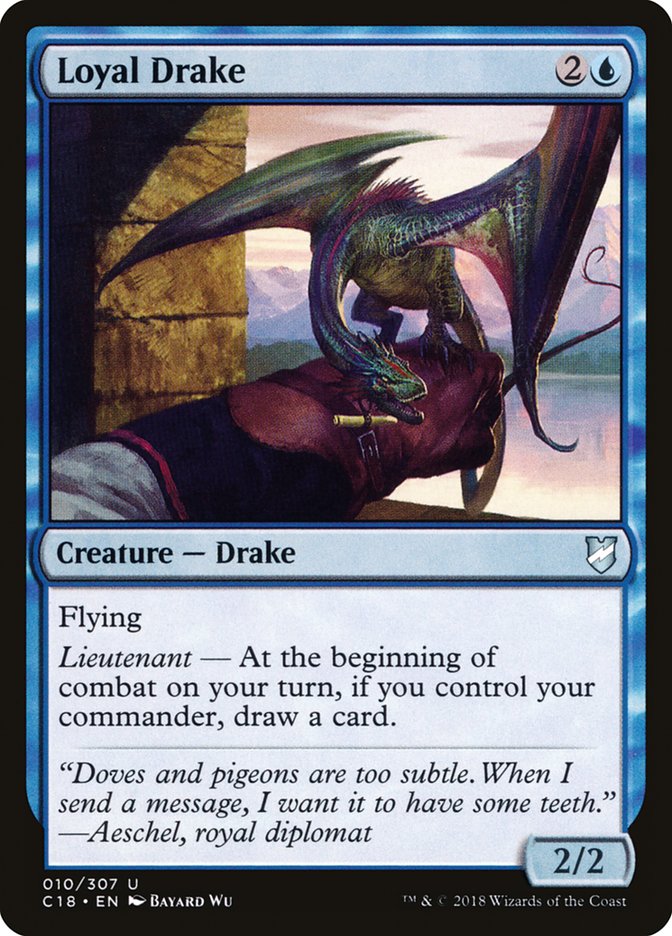 Loyal Drake [Commander 2018] | Silver Goblin