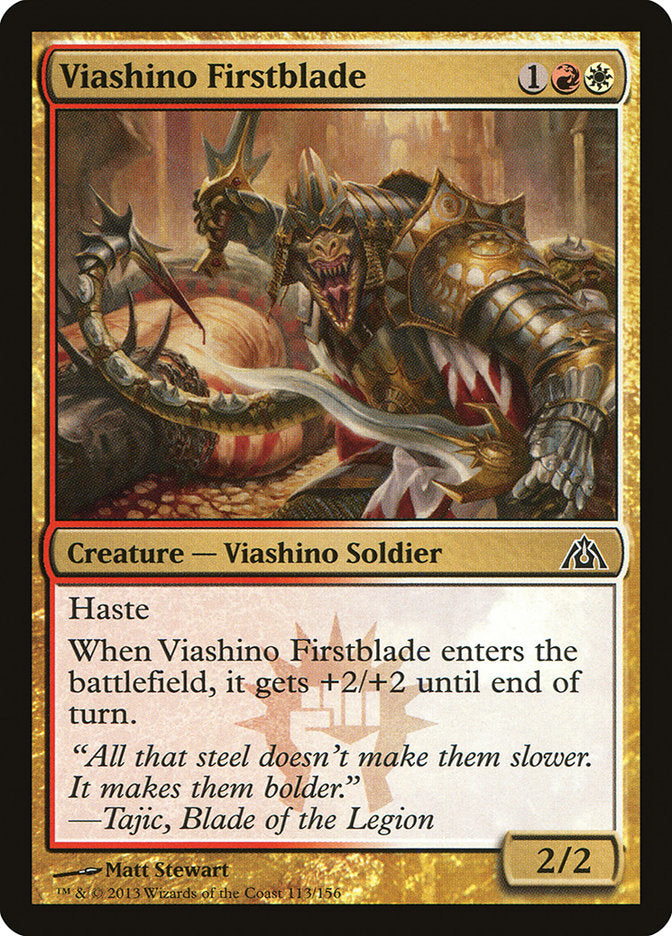 Viashino Firstblade [Dragon's Maze] | Silver Goblin