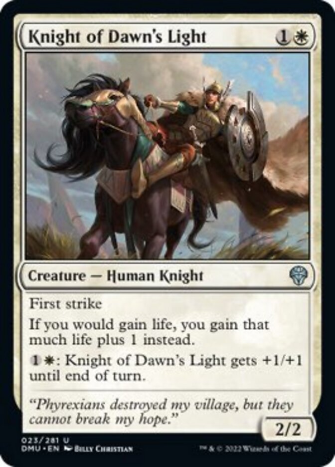 Knight of Dawn's Light [Dominaria United] | Silver Goblin