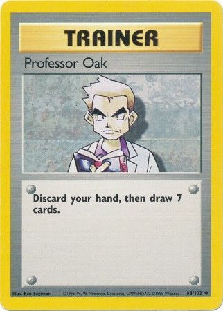 Professor Oak (88/102) [Base Set Unlimited] | Silver Goblin