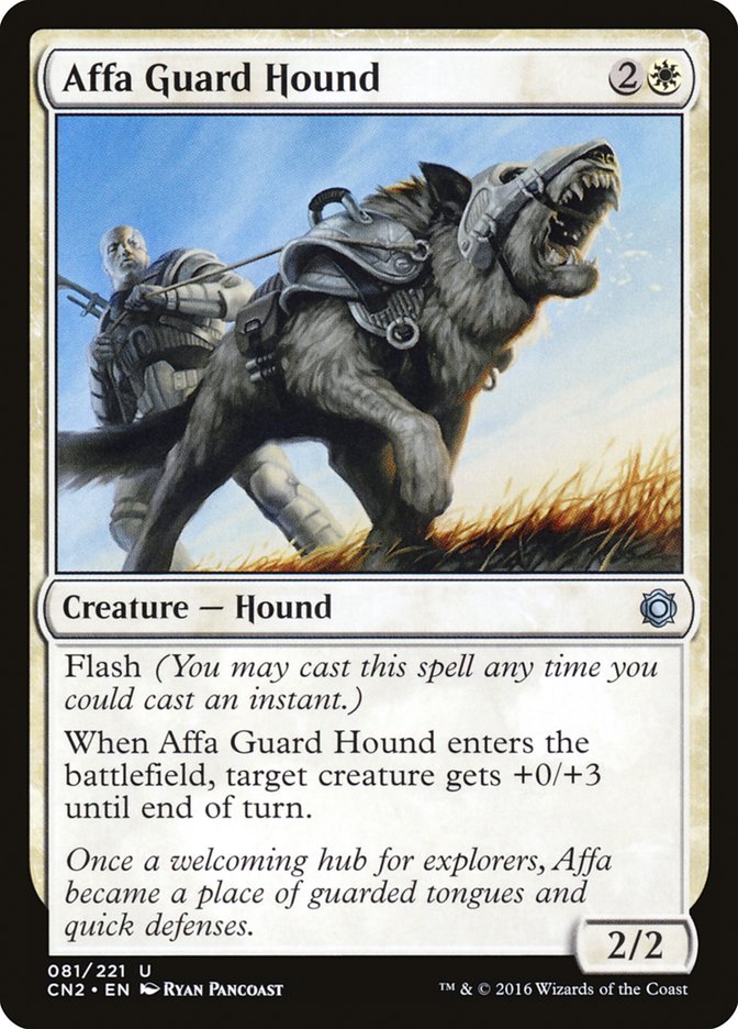 Affa Guard Hound [Conspiracy: Take the Crown] | Silver Goblin