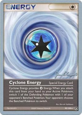 Cyclone Energy (90/108) (Psychic Lock - Jason Klaczynski) [World Championships 2008] | Silver Goblin