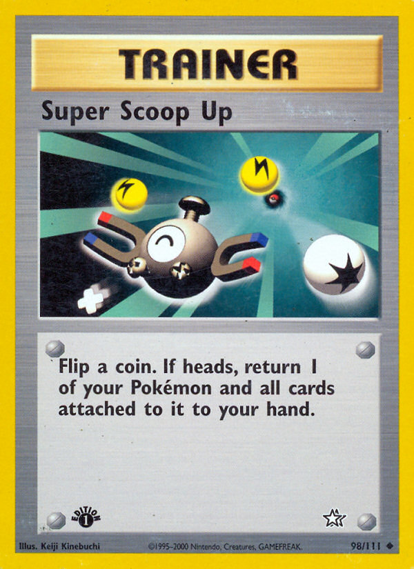 Super Scoop Up (98/111) [Neo Genesis 1st Edition] | Silver Goblin