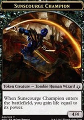 Sunscourge Champion // Zombie Double-Sided Token [Hour of Devastation Tokens] | Silver Goblin