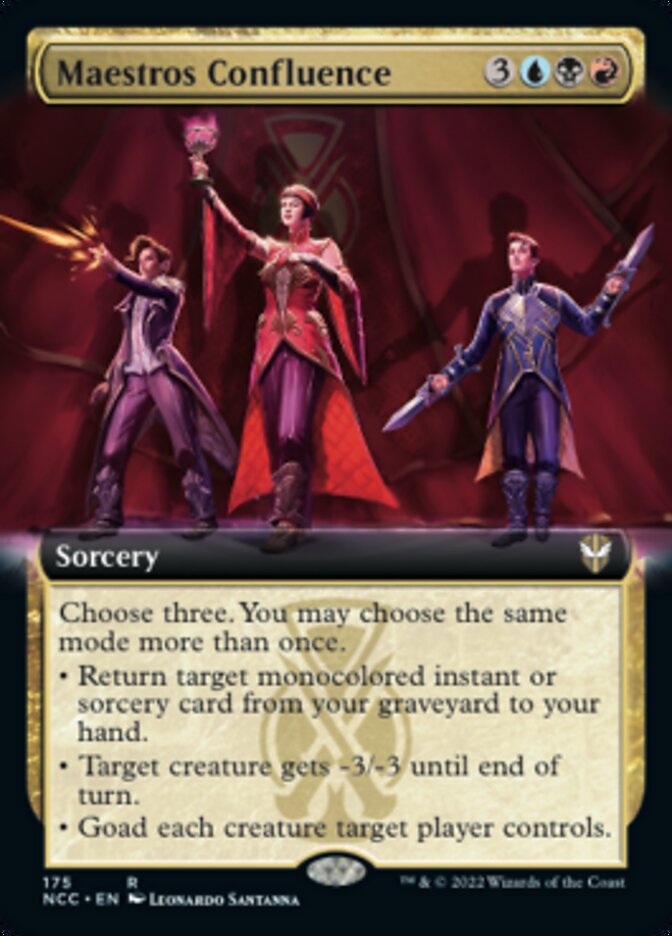 Maestros Confluence (Extended Art) [Streets of New Capenna Commander] | Silver Goblin