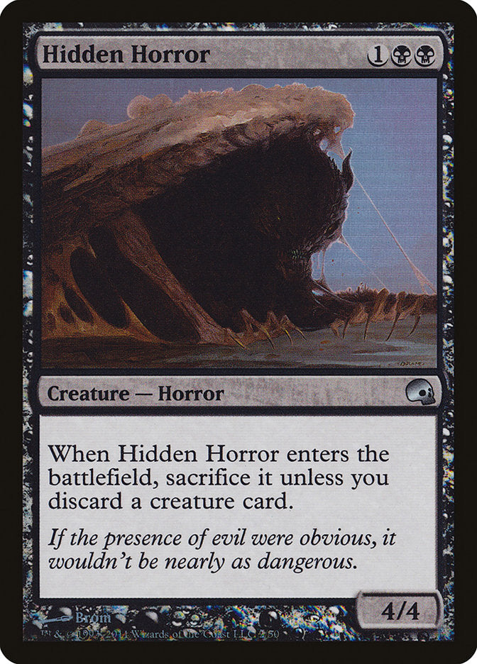 Hidden Horror [Premium Deck Series: Graveborn] | Silver Goblin