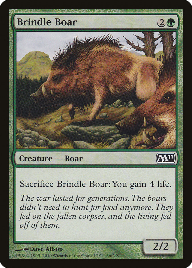 Brindle Boar [Magic 2011] | Silver Goblin