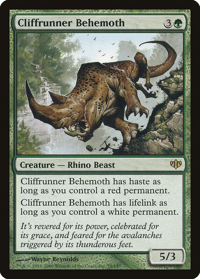 Cliffrunner Behemoth [Conflux] | Silver Goblin