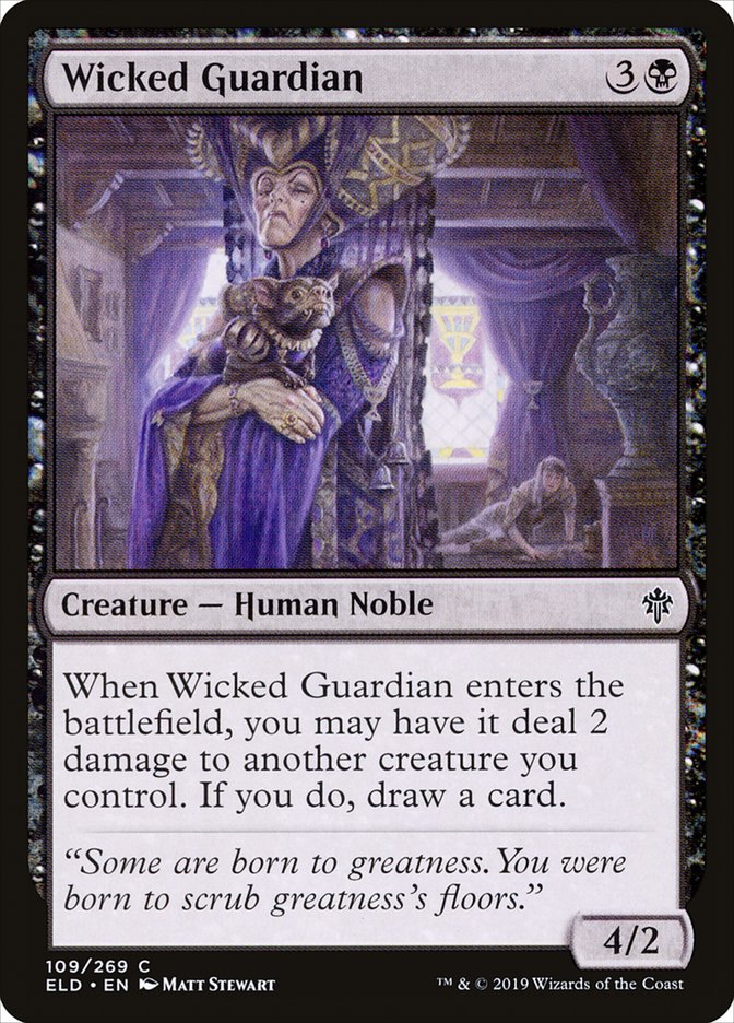 Wicked Guardian [Throne of Eldraine] | Silver Goblin