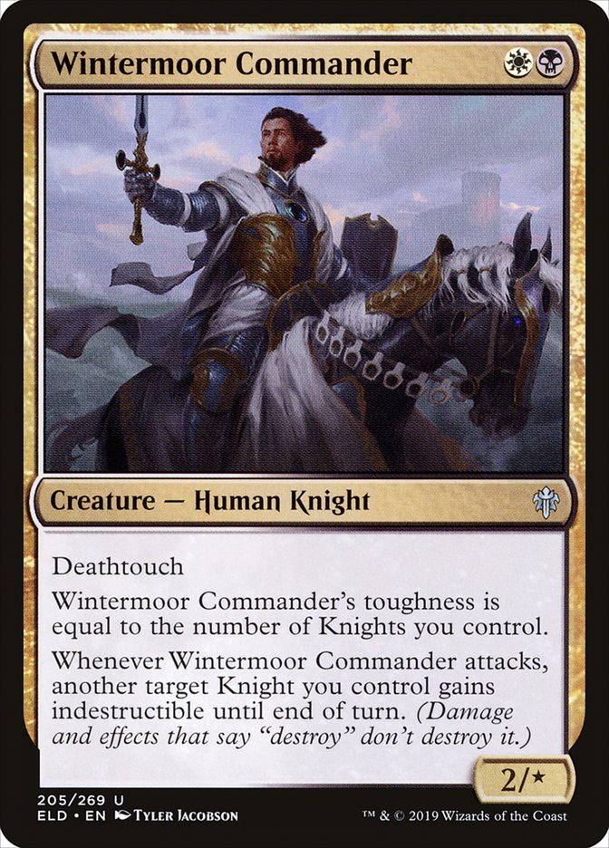 Wintermoor Commander [Throne of Eldraine] | Silver Goblin
