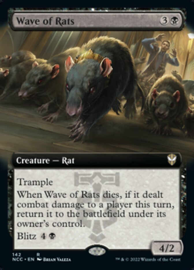 Wave of Rats (Extended Art) [Streets of New Capenna Commander] | Silver Goblin