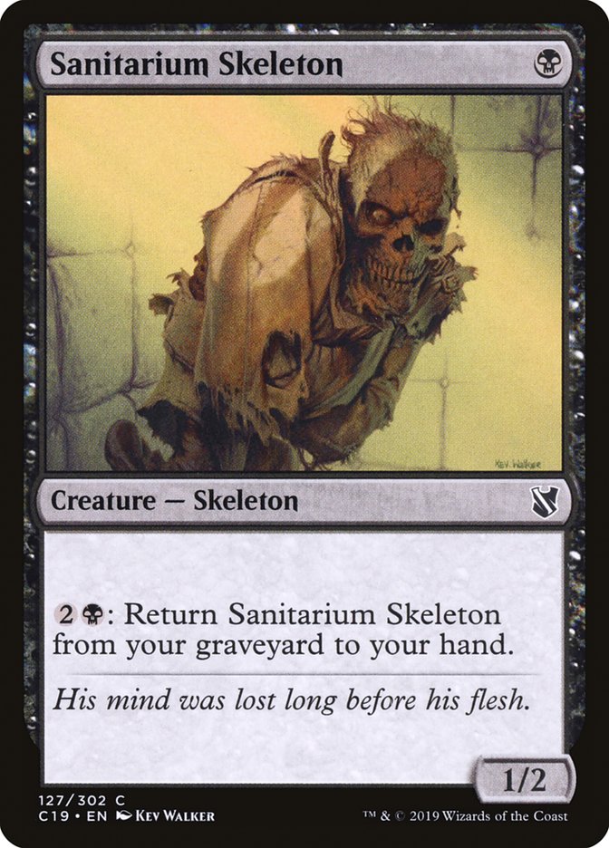 Sanitarium Skeleton [Commander 2019] | Silver Goblin