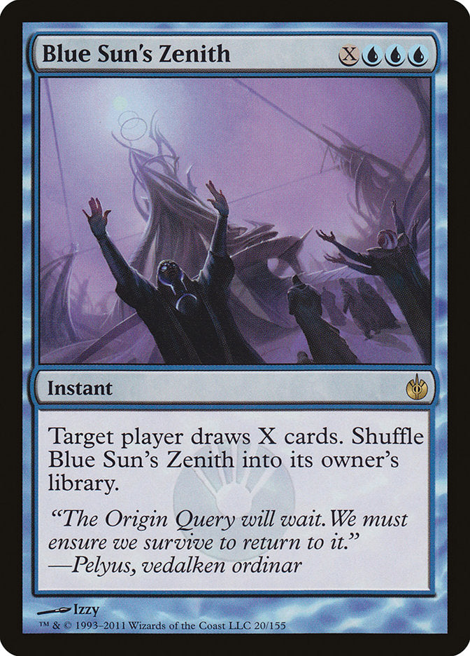 Blue Sun's Zenith [Mirrodin Besieged] | Silver Goblin