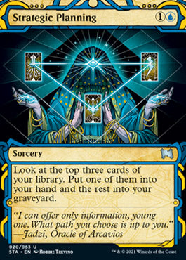 Strategic Planning (Foil Etched) [Strixhaven: School of Mages Mystical Archive] | Silver Goblin
