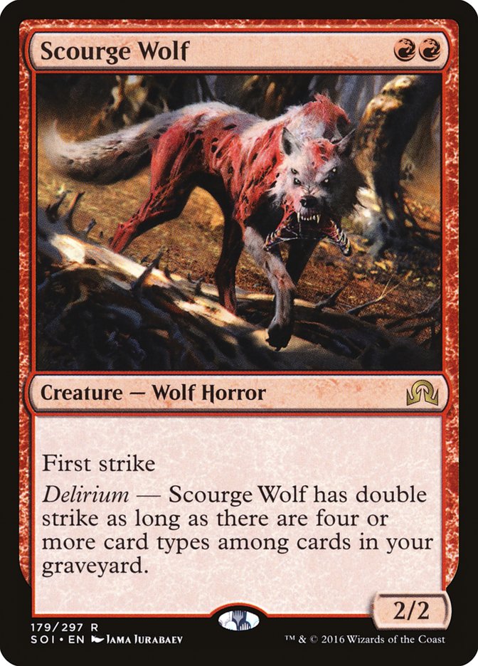 Scourge Wolf [Shadows over Innistrad] | Silver Goblin