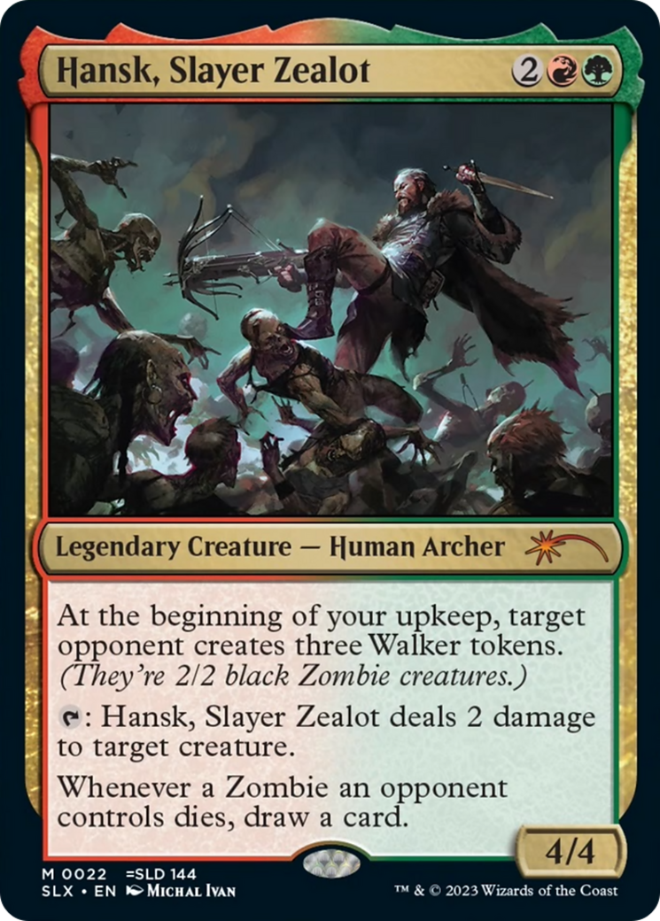 Hansk, Slayer Zealot [Secret Lair: Universes Within] | Silver Goblin