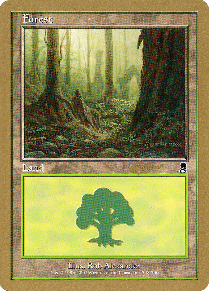 Forest (shh348) (Sim Han How) [World Championship Decks 2002] | Silver Goblin