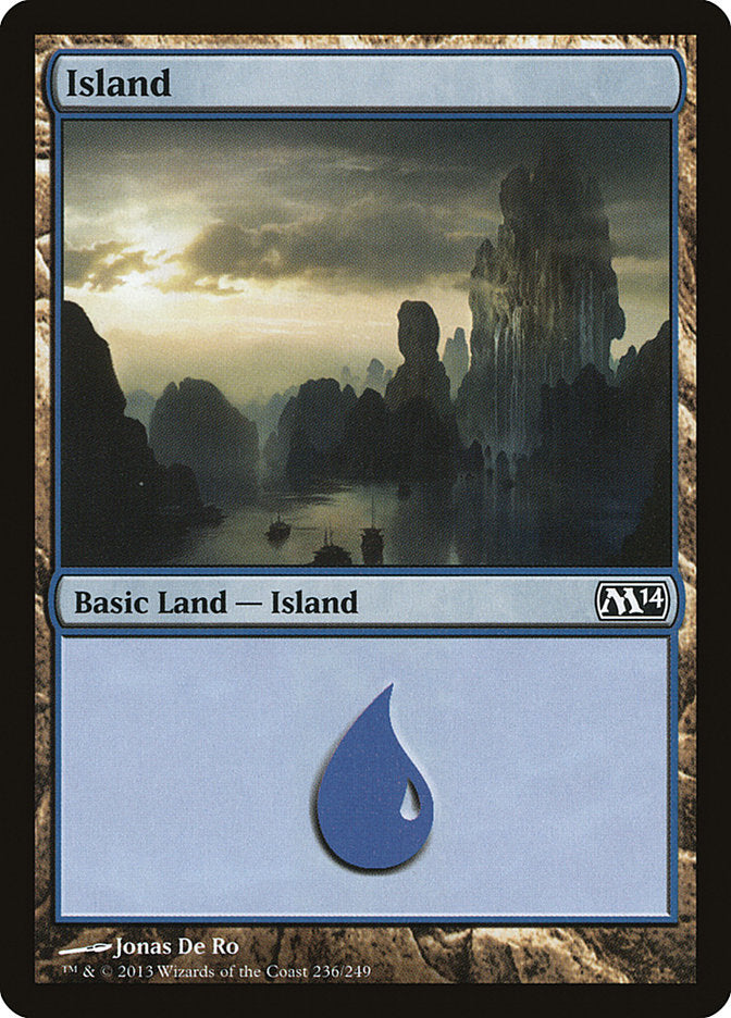 Island (236) [Magic 2014] | Silver Goblin