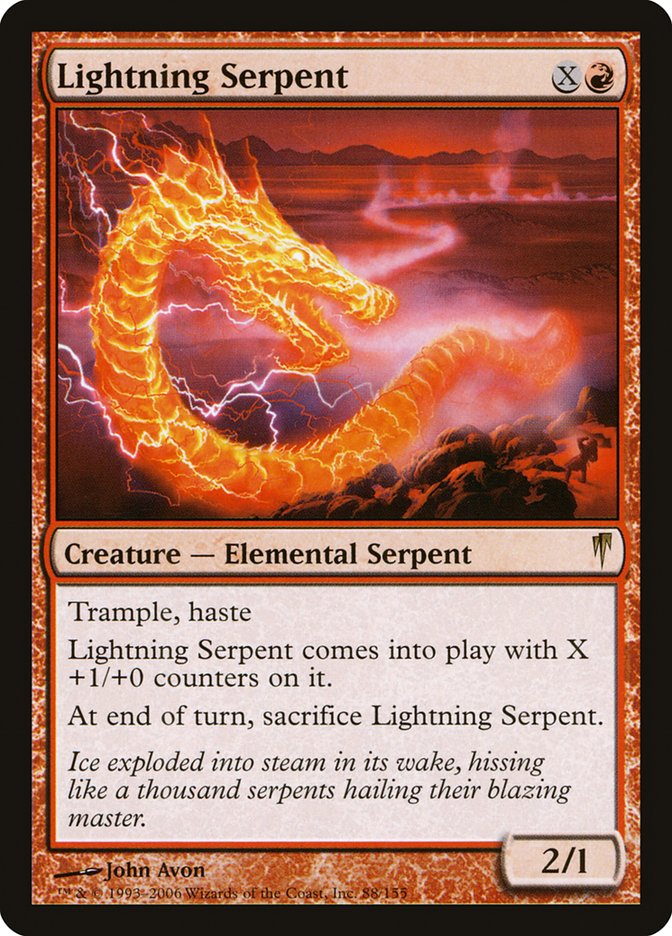 Lightning Serpent [Coldsnap] | Silver Goblin