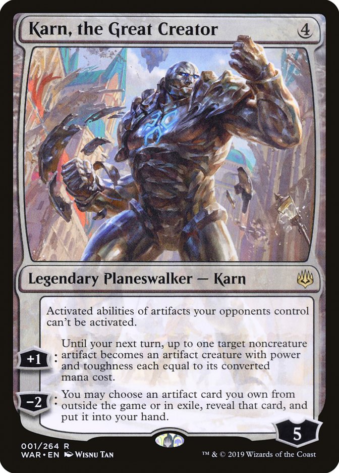 Karn, the Great Creator [War of the Spark] | Silver Goblin