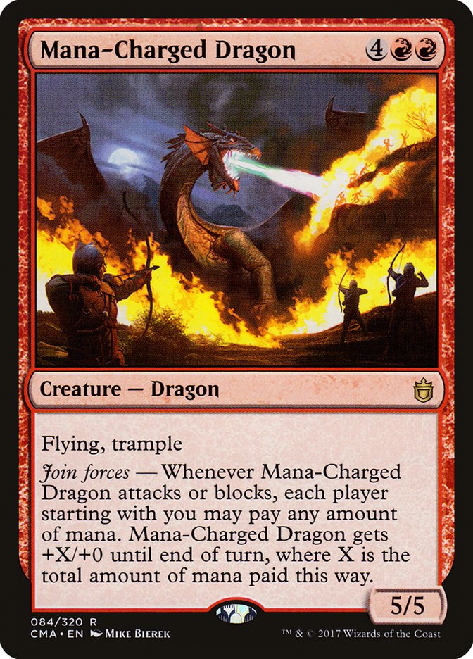 Mana-Charged Dragon [Commander Anthology] | Silver Goblin